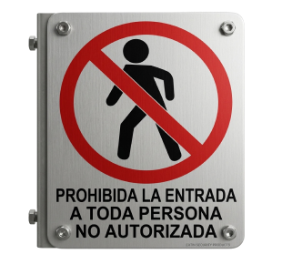 Señalamiento prohibida la entrada